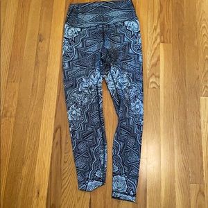 Lululemon High Waisted Wunder Unders 7/8 Length